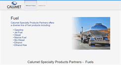 Desktop Screenshot of calumetfuels.com