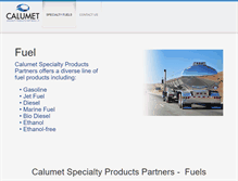 Tablet Screenshot of calumetfuels.com